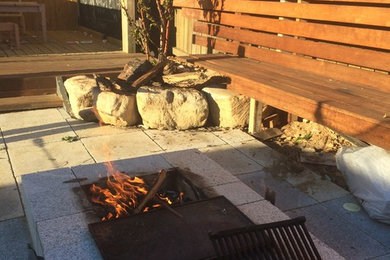 Fire pit area