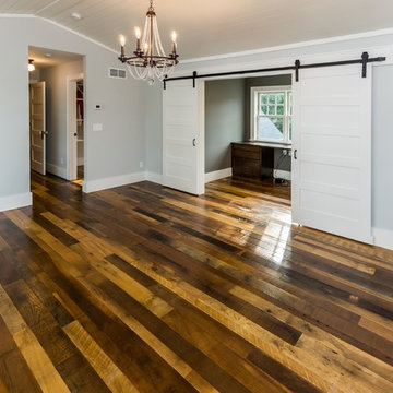 Wraparound porch and reclaimed barn wood