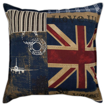 Sherry Kline Manchester 24-inch Printed Novelty Pillow