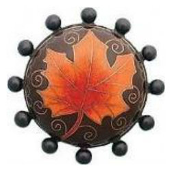 Cloisonne Beaded with Fall Leaf Drain - Linkasink - Bathroom Sink And Faucet Parts