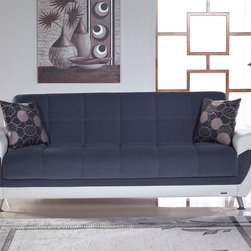 Istikbal | Duru 3 Seat Sleeper in Cozy Gray - Furniture