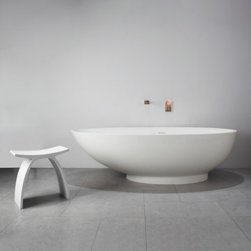 CLOVIS SOLID SURFACE BATHTUBS
