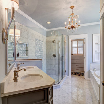 An Edmond Master Bath goes from Frumpy to Fabulous