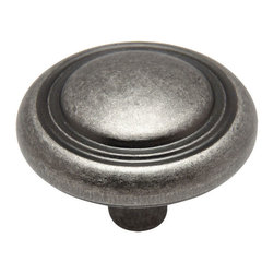 Cosmas - Cosmas 2202WN Weathered Nickel 1-1/4&rdquo; Cabinet Knob [5-PACK] - Cabinet And Drawer Knobs