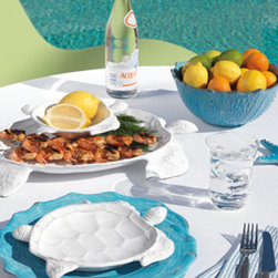 Turtles Aqua Dinnerware - Dinnerware