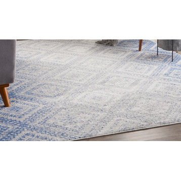 Nourison Whimsicle 8' x 10' Ivory Blue Bohemian Indoor Area Rug