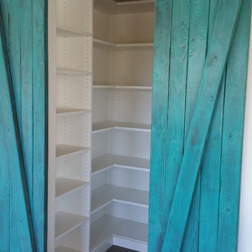 Pantry w/ Barn Doors