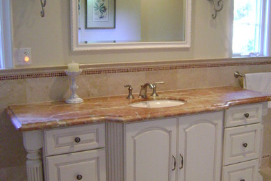 Large traditional bathroom in Santa Barbara.