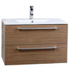 ConceptBaths Caen 32" Wall-Mount Modern Bathroom Vanity Light Oak