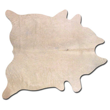 HomeRoots 72" x 84" Natural Cowhide Area Rug
