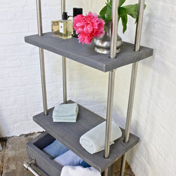 Bracken Reclaimed Scaffolding Bathroom Shelving - Utility Shelving