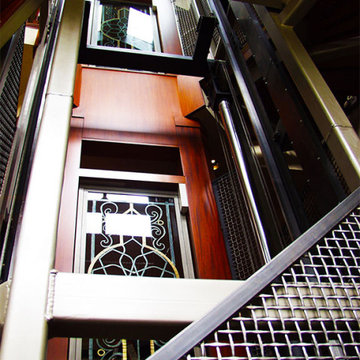 Wrought iron elevator