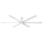 HInkley - Hinkley Indy Maxx 99" Integrated LED Indoor/Outdoor Ceiling Fan, Matte White - INDY MAXX