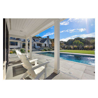 Modern Farm in Horse Country - Farmhouse - Pool - San Francisco - by ...
