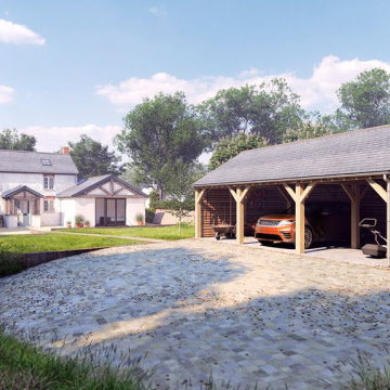 Refurbishment and extension to Cottage with Car port.