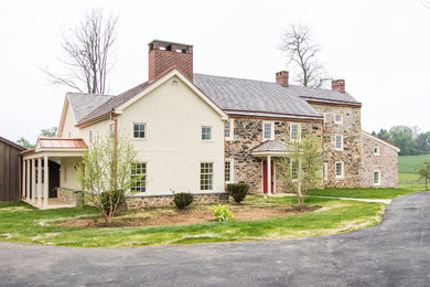 Inspiration for a farmhouse home design remodel in Philadelphia