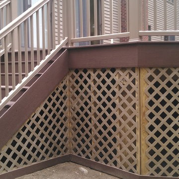 Re-build collapsed deck