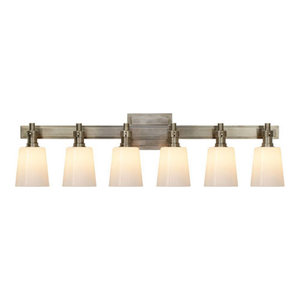Thomas O Brien Bryant 6 Light Linear Bath Sconce Antique Thomas O Brien Bryant 6 Light Linear Bath Sconce Antique