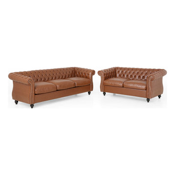 Jakob Chesterfield 2 Piece Living Room Set