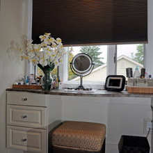 Closet with vanity