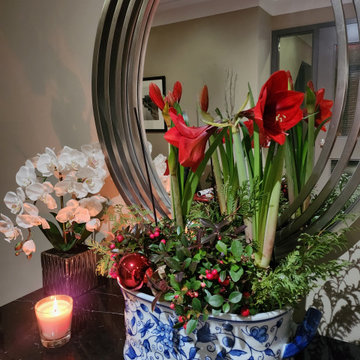 Seasonal planters: Outdoors and Indoors