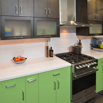 Retro Modern Kitchen Design - Vail Colorado