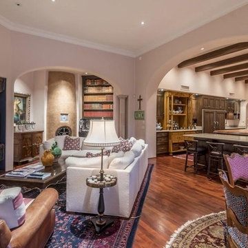 Solid mesquite floors, sand and color change