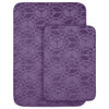 Peace, Love & Purple Bath Rug, Set of 2