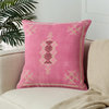 Jaipur Living Shazi Tribal Pink/ Tan Throw Pillow, Pink/Tan, Polyester Fill