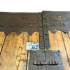 Consigned Old Mongolian Wood and Iron Door