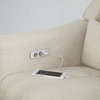 Babyletto Kiwi Glider Recliner With Electric/USB Control, White Linen