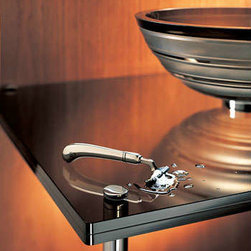 Vitraform 500 Rectangular Front Single Round Basin Countertop - Products