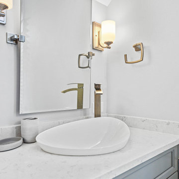 Transitional Primary Bathroom Remodel Centreville, VA