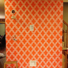 Quatrefoil Moroccan Tile Painted Wallpaper