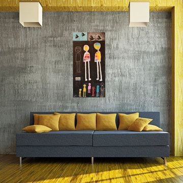 "Mind Oasis" by Doron Noyman in a contemporary room setting
