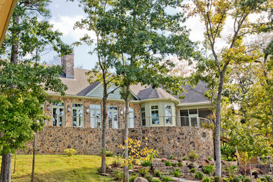 Traditional exterior home idea in Houston