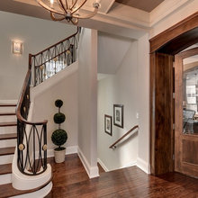 stairs going down to basement