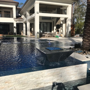 367 - Luxurious Pool with Fire Balls and Infinity Edge