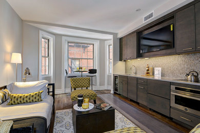 Example of a transitional living room design in DC Metro