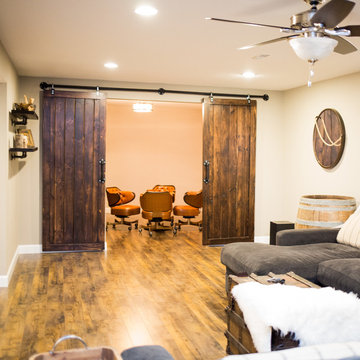 Multipurpose rustic basement