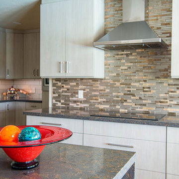 Modern Kitchen Remodel after a flood