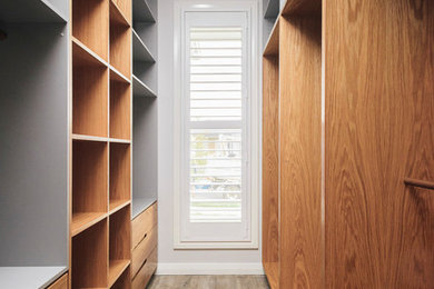 Contemporary storage and wardrobe in Canberra - Queanbeyan.
