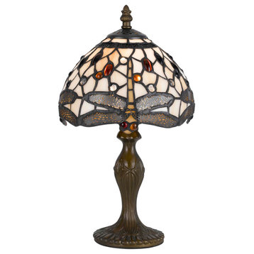 Antique Brass Metal Tiffany, Accent Lamp, Bo-2380Ac