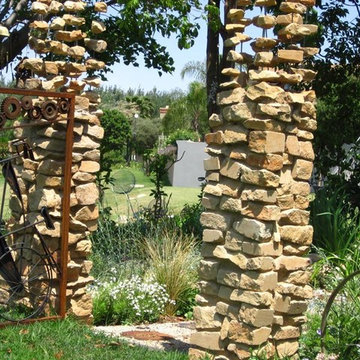 Eclectic, fun Gardening with recycled materials