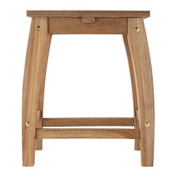 Terrel Square Teak Shower Stool - Products