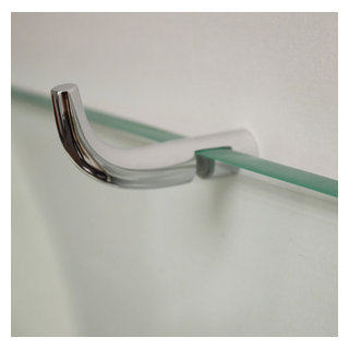 Whitehaus WHSHK01 Modern Slide On Towel Hook For Glass Shower Doors ...