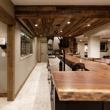 MCLEAN BASEMENT RENOVATION CREATES ENTERTAINING HUB FOR FAMILY