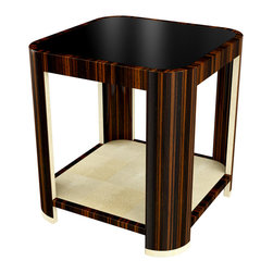 Furniture Design Link (design and photo real rendering) - Art Deco Inspired Side Table - Side Tables And End Tables