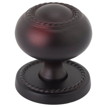 Weslock WH-9161 9160 1-1/4" Round Traditional Rope Trim Cabinet - Oil Rubbed