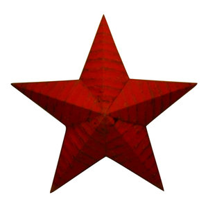 Rustic Genuine Amish Quality Primitive 42 INCH Barn Star USA Made NATURAL RUST